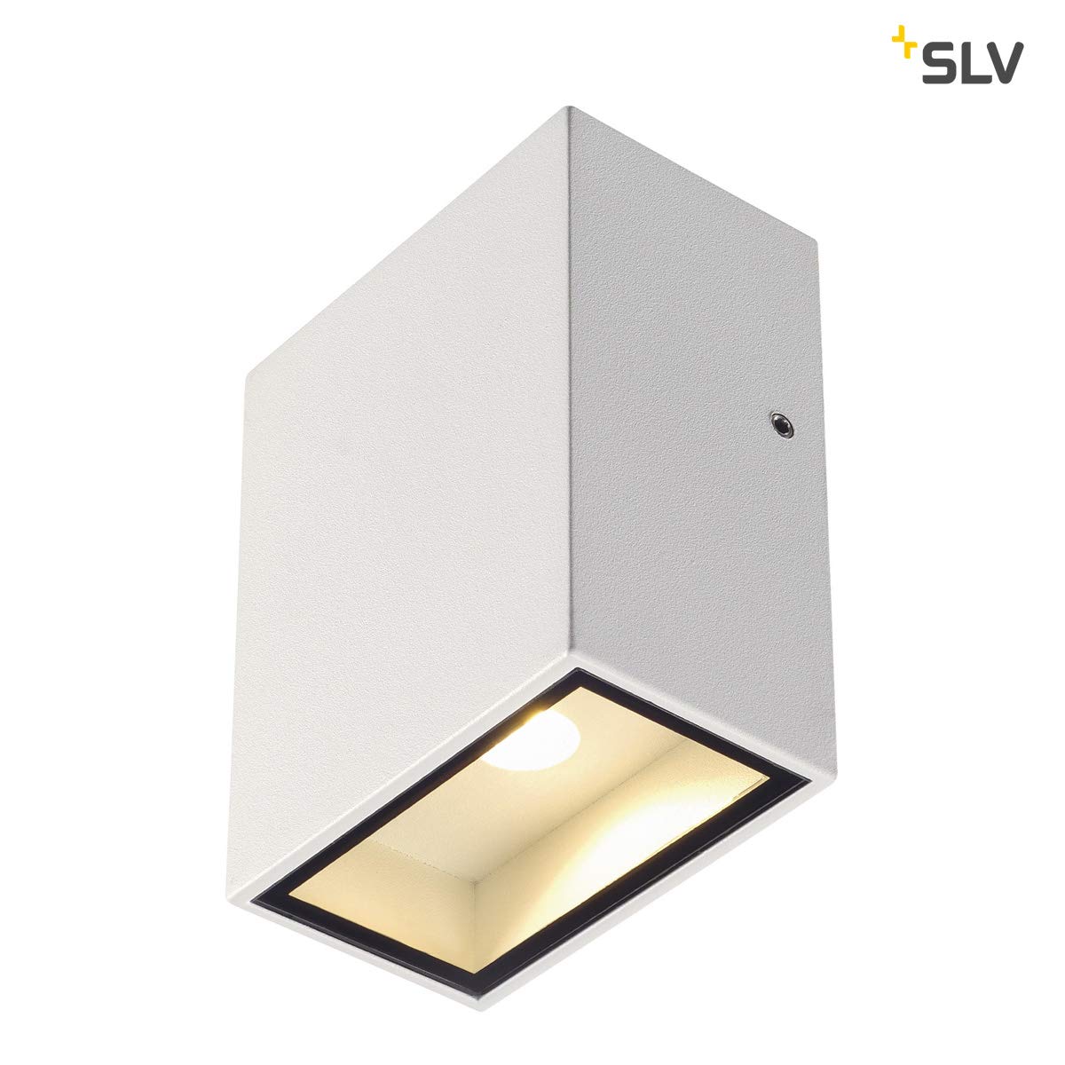 SLV Surface-Mounted Wall Light Quad 1 XL/Illumination for Walls, Paths, entrances, Surface-Mounted Outdoor Light