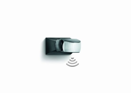 Steinel Infrared Motion Sensor IS 1 black, 120° Motion Detector, 10 m Range, IP54, max. 500 W or 4 LED Lights - Image 2