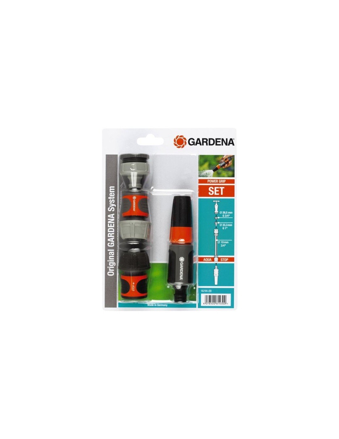Gardena 19 mm irrigation basic kit for 26 taps, Standard G18296-20
