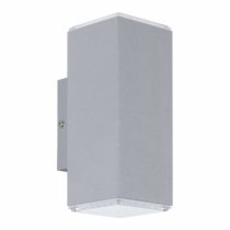 EGLO 94186 LED Silver Outdoor Wall Light TABO