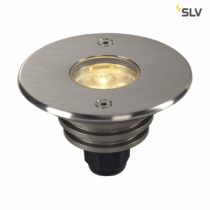 SLV Ground recessed Light DASAR® 920 / LED spot for Terrace, Outdoor Spotlight, recessed lamp Garden, Ground lamp for Outdoor / IP67 3000K 360lm Stainless Steel 40 Degrees