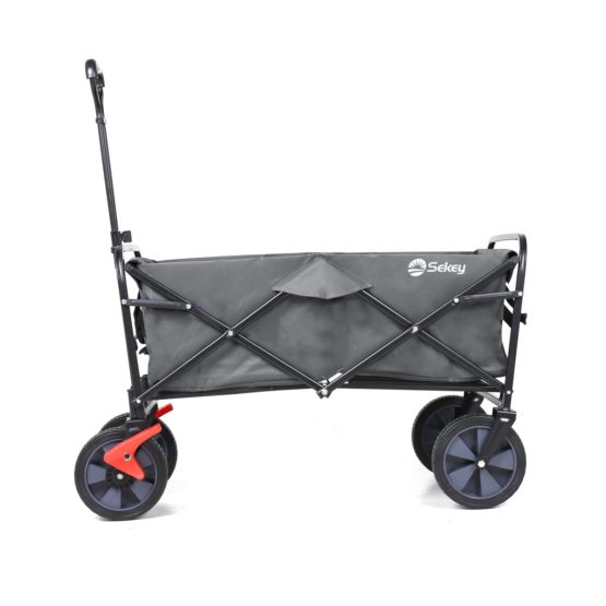 Sekey Foldable Handcart with Brakes Foldable Hand Cart Foldable Garden