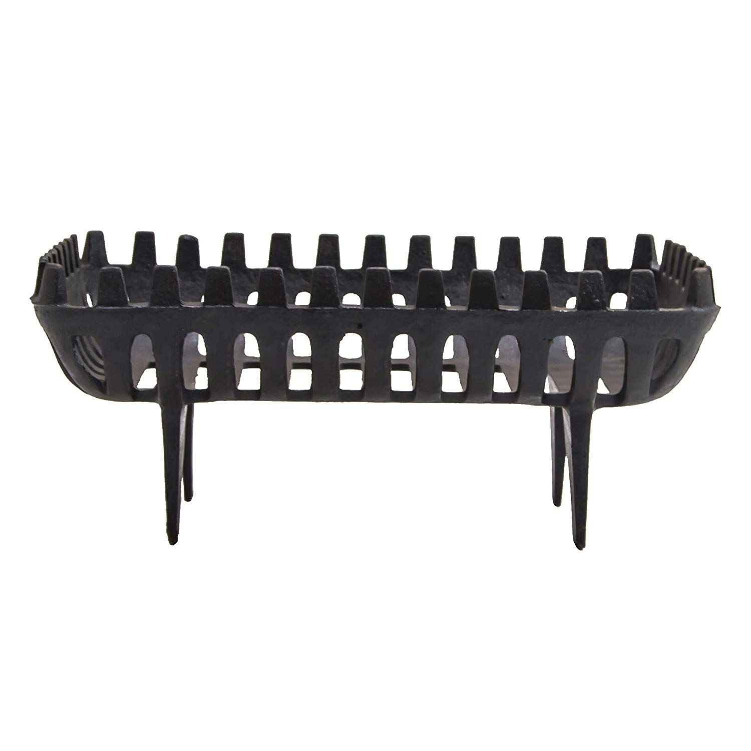 Fire Vida Cast Iron Log Basket, Small 16", Black - Image 2