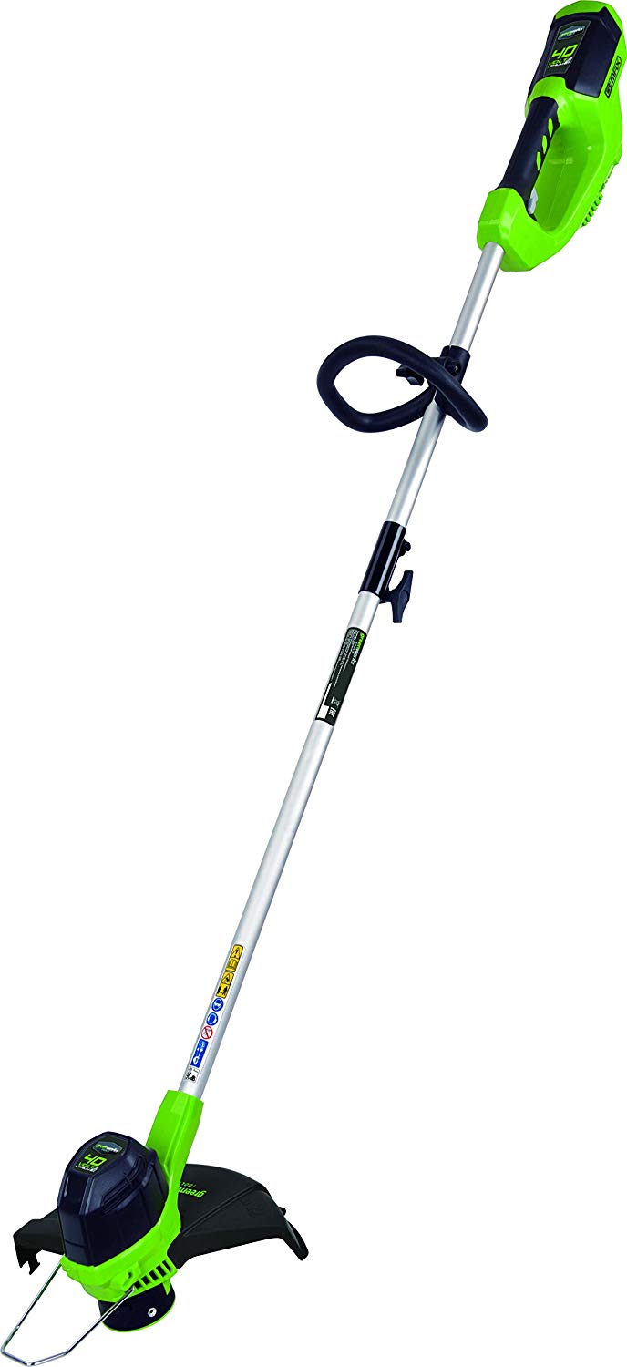 Greenworks 40V Cordless Strimmer for Medium Gardens, Adjustable Height, 30cm Cutting Width, Autofeed 1.65mm Nylon Line - Image 2