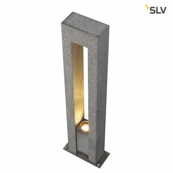 SLV 231420 ARROCK ARC GU10, standard lamp, granite, salt & pepper, GU10, max. 35W, Steel, stone grey, - Image 4
