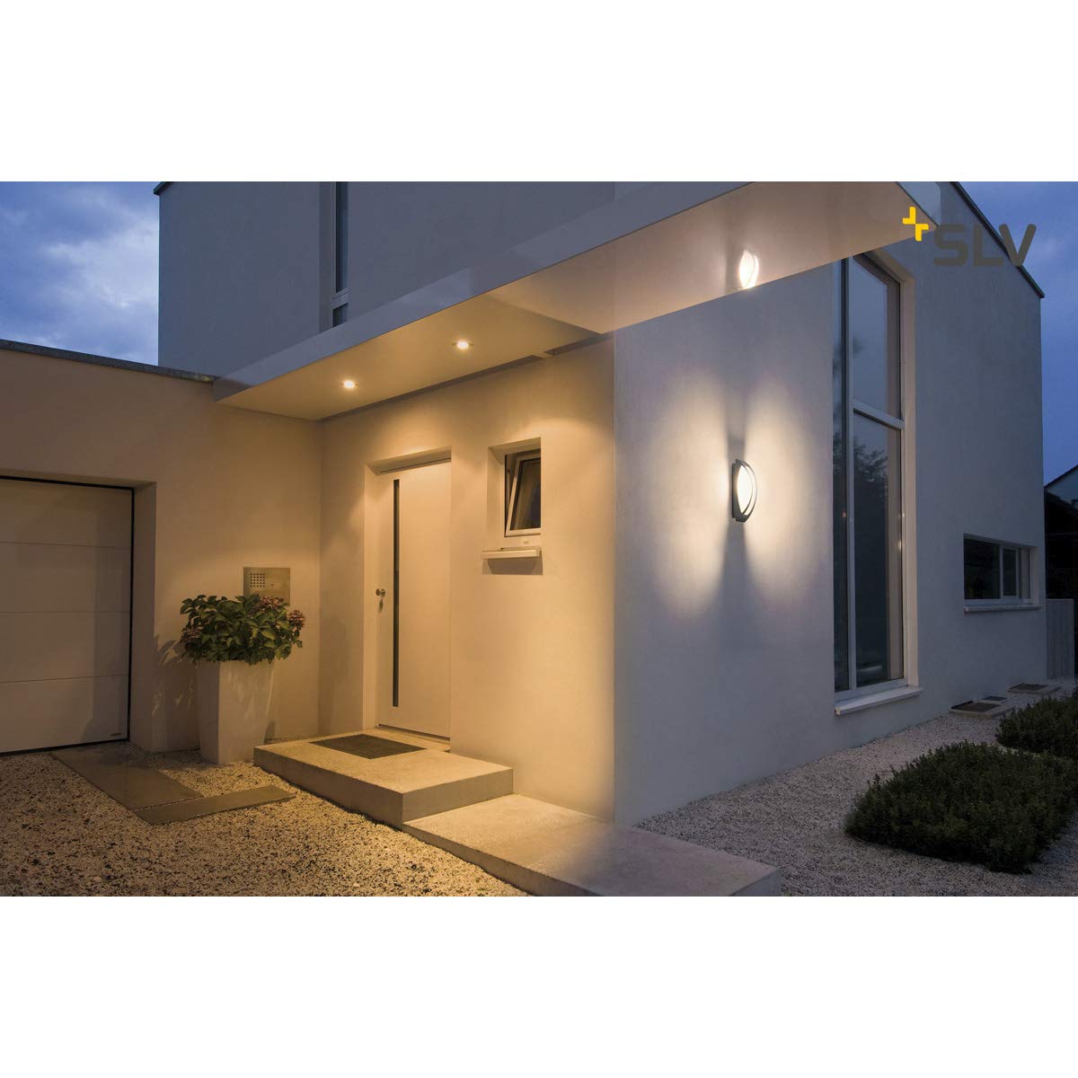 SLV Surface-Mounted Wall and Ceiling Light Meridian 2 / Illumination for Walls, Paths, entrances, LED Outdoor spot - Image 4