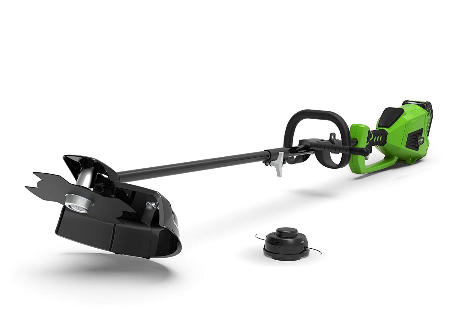 Greenworks 40V Cordless Brushcutter Grass Strimmer, Adjustable Height, 40cm Cutting Width, Bump Feed 2mm Nylon Line or 25cm Blade - Image 2