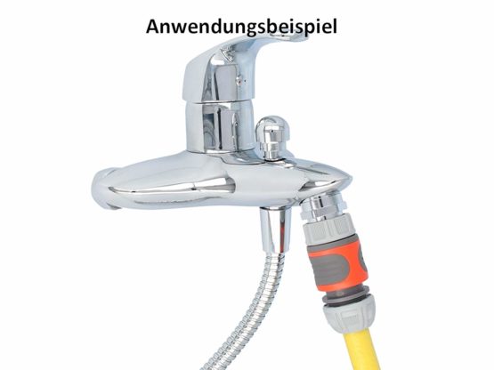 Tecuro, Mixing Nozzle M28 x 1, Adapter for Garden Hose, Chrome - Image 4