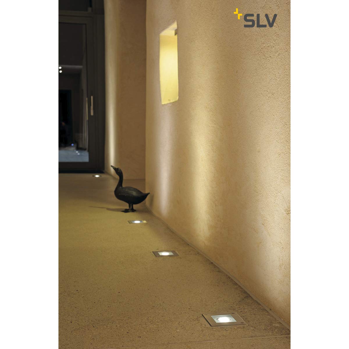 SLV recessed Floor Light DASAR 70 / Spot for Terrace, Outdoor spot, recessed Light Garden, Outdoor Floor Light / GU10 IP67 35W Stainless Steel - Image 2