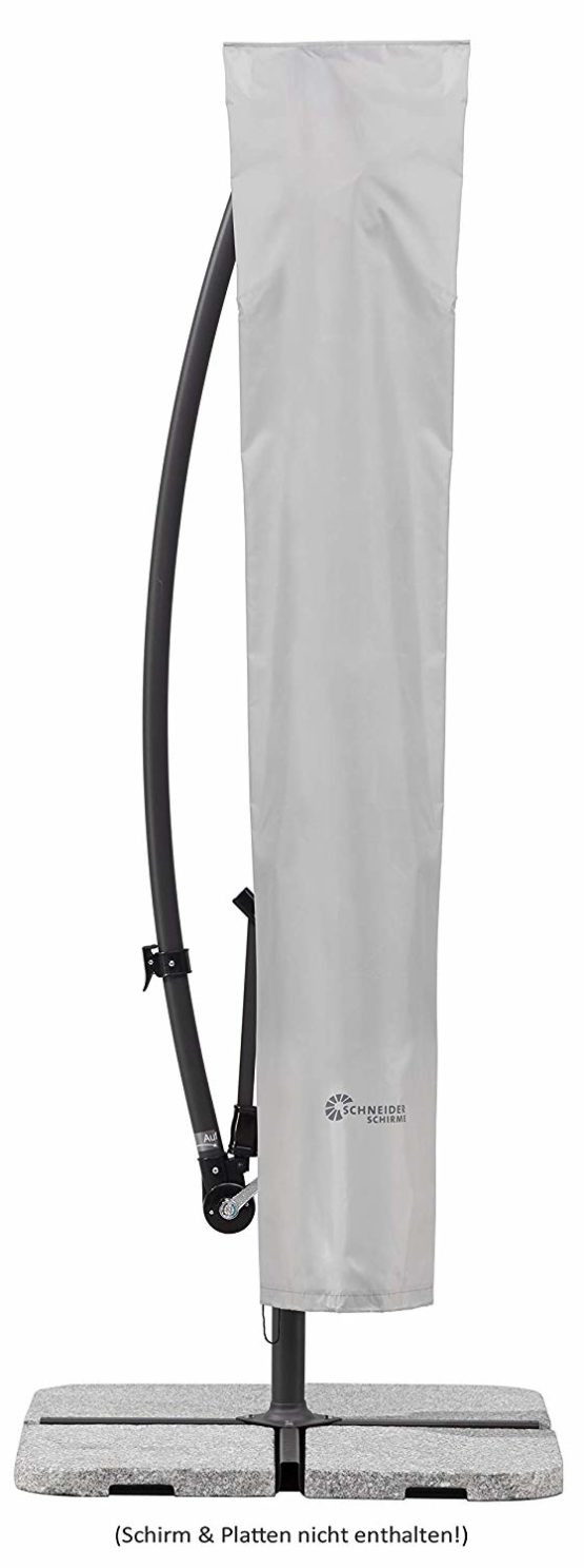 Schneider protective cover for cantilever umbrellas, silver-gray, up to 300 cm Ø (without rod)