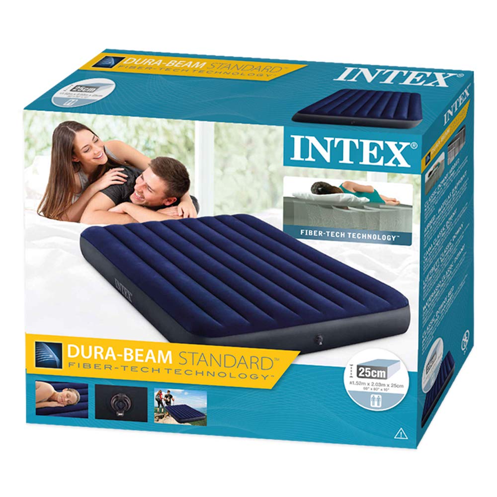 Intex Inflatable Bed, 64759, multicoloured, 152 x 203 x 25 cm - Image 3