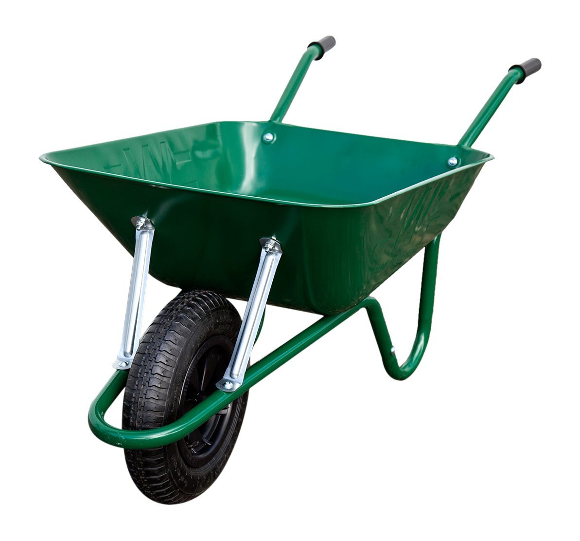 Walsall Wheelbarrows 85 Ltr Easiload Wheelbarrow Heavy Duty Builders Barrow in a Box - Pneumatic Wheel