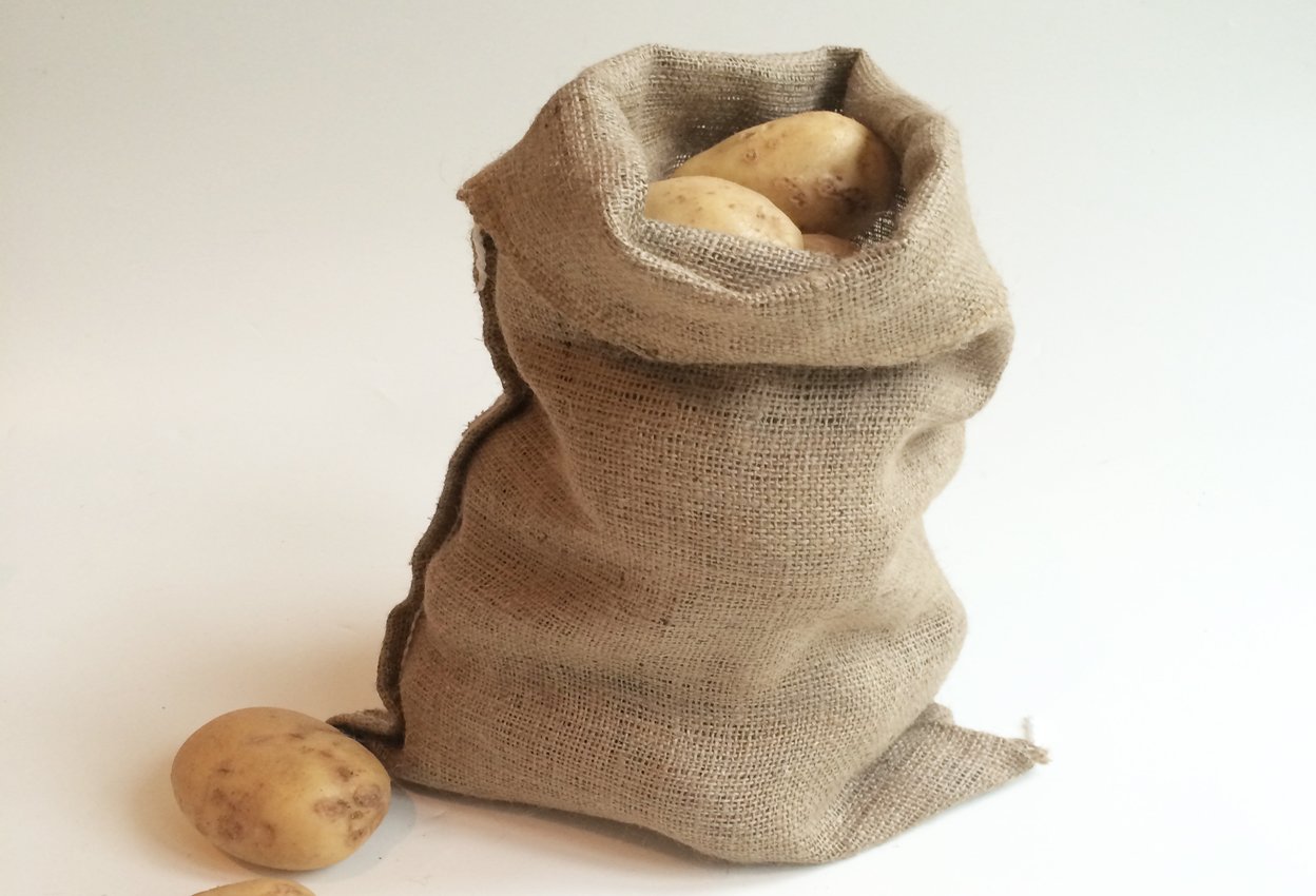 Nutley's Strong & Durable Hessian Jute Potato Sacks 30cm x 45cm (Pack of 50)