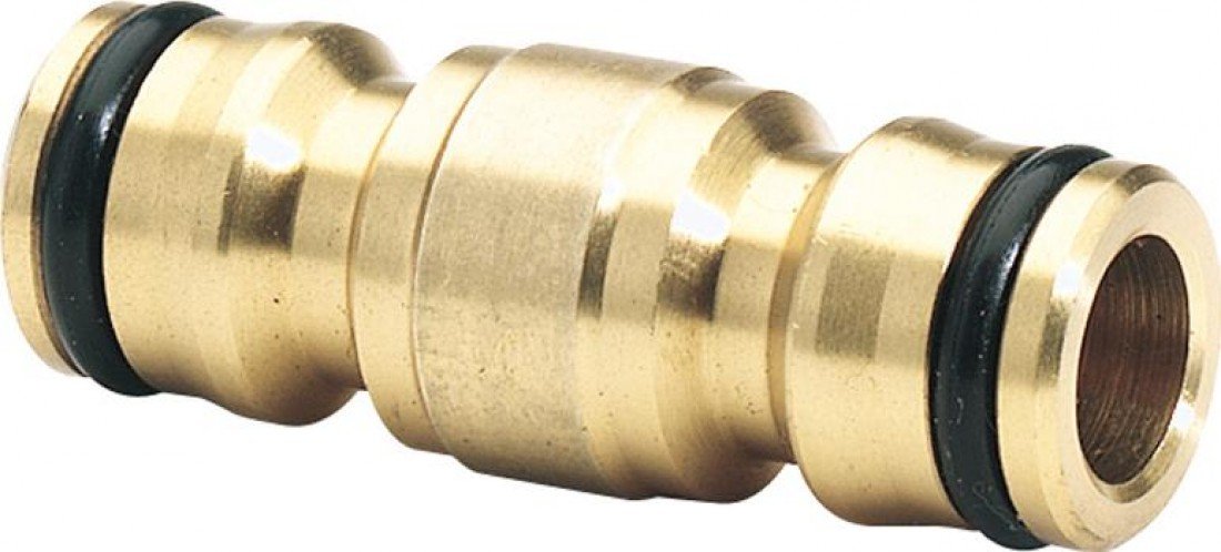 Draper 36206 Brass Two Way Coupling, 1/2"