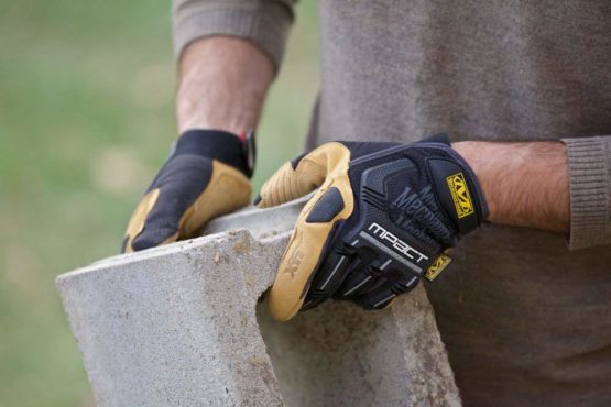 Mechanix Wear - Material4X M-Pact Gloves (Small, Black/Brown) - Image 2