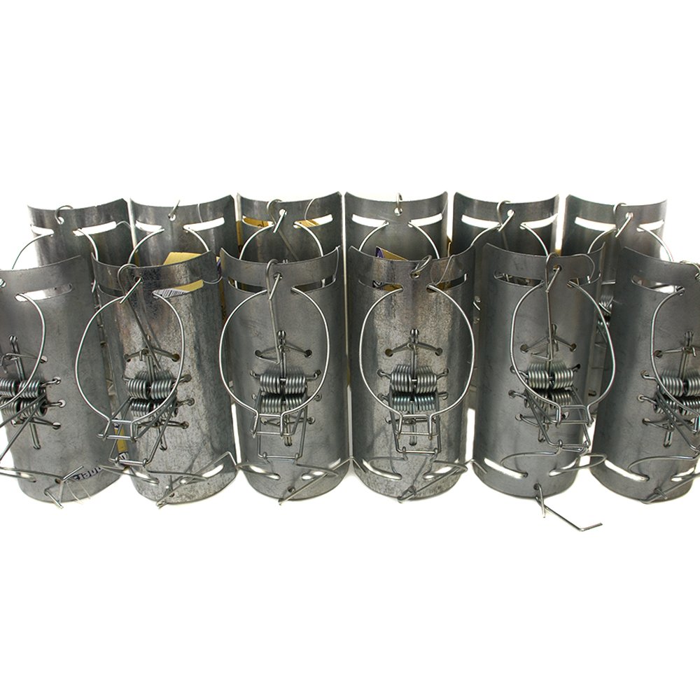 Defenders STV152M Mole Tunnel Trap, Traditional, Humane, Two-Way Trap for Mole Control, Suitable for Use In Frosted Ground and Wet Weather (Pack