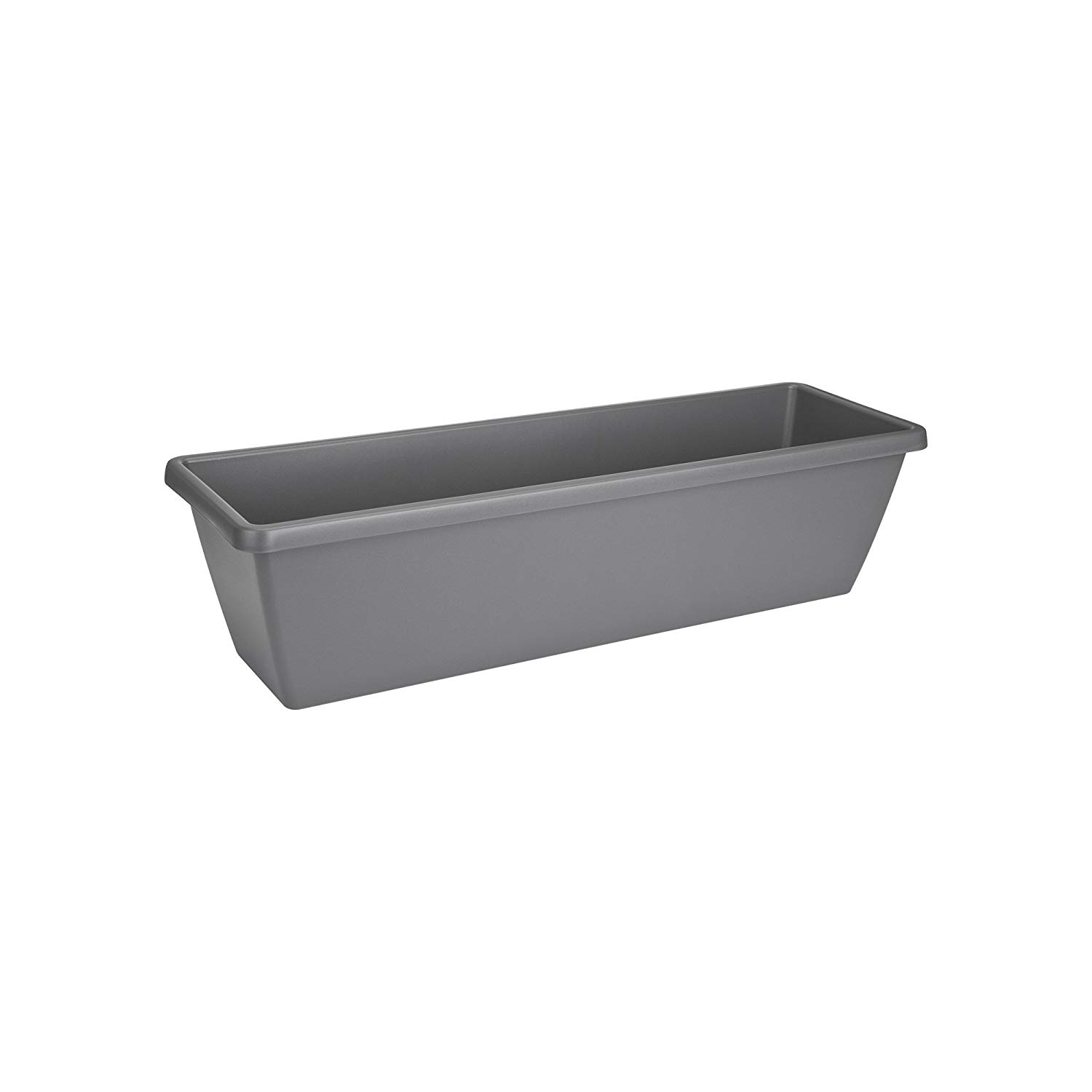 elho Barcelona Xl 80 - Planter for Balcony & Outdoor - diameter 77.8 x H 20.3 cm - Black/Anthracite, 80 cm - Image 2