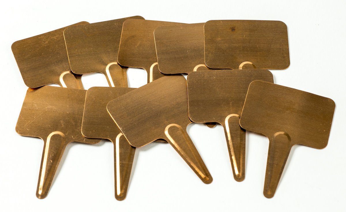 Nutley’s 50 Copper Plant Labels BigaMart