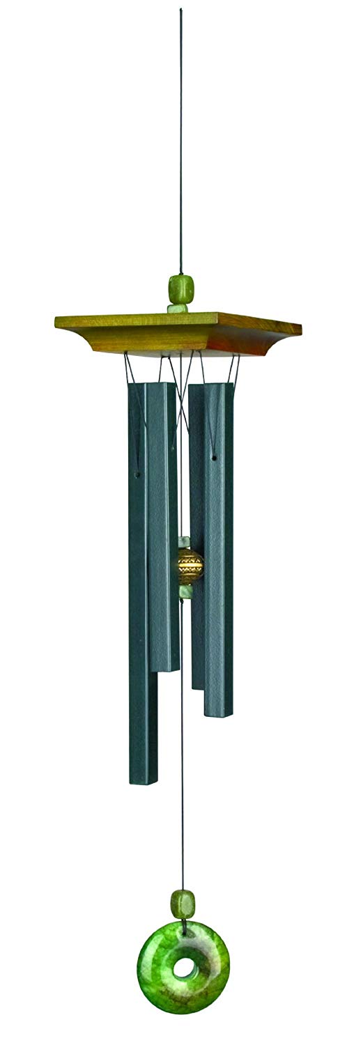 Woodstock Chimes Signature Collection, Woodstock Feng Shui Chime, 39'' Chi Energy Jade Eastern Energies Wind Chimes for Outdoor, Patio, Home or Garden Décor (CEJ) : Wind Noisemakers