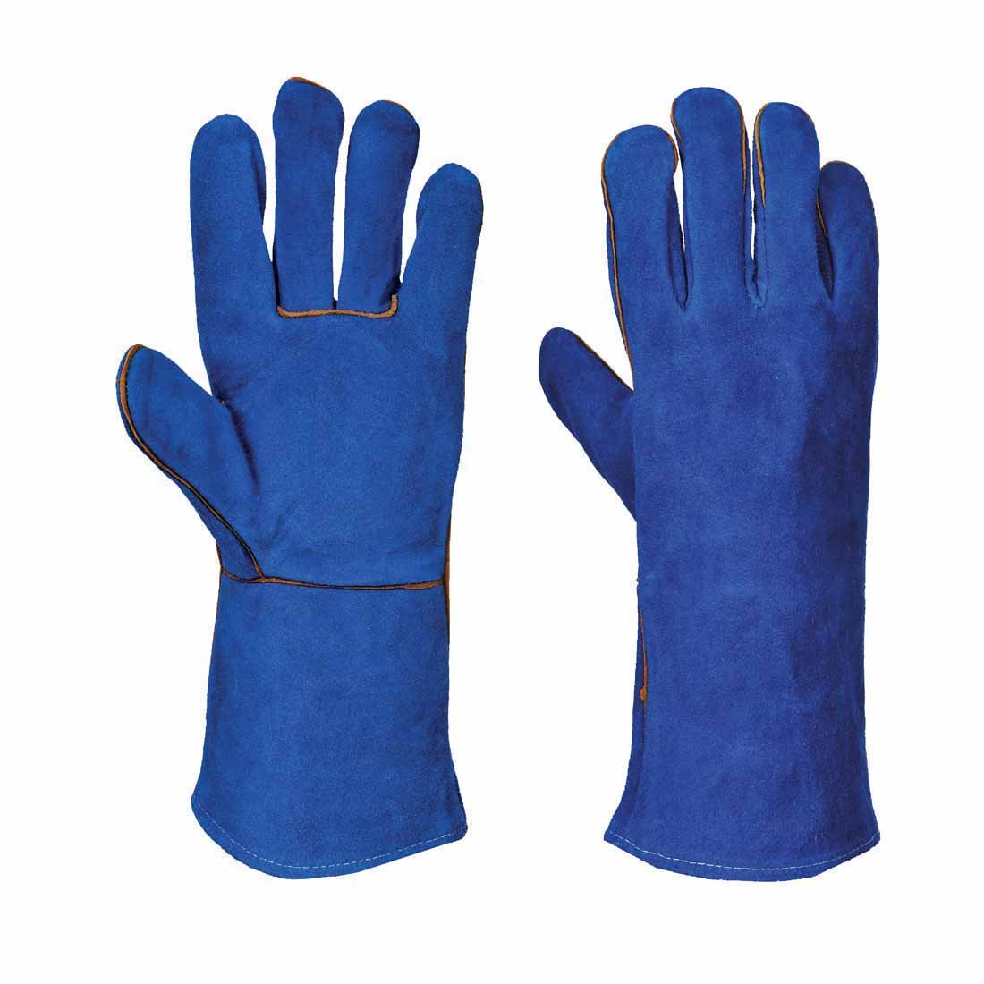 Portwest Welders Gauntlet, Size: XL, Colour: Blue, A510BLUXL, XL (Pack of 2) - Image 3
