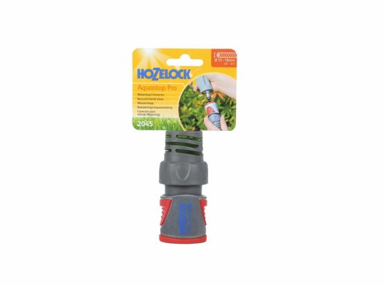 Hozelock AquaStop"Metall Pro" Connector, Grey, 15/19 mm - Image 2