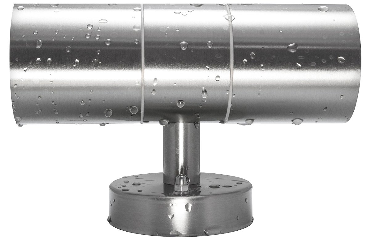 Long Life Lamp Company Stainless Steel LED Double Outdoor Wall Light IP65 Up/Down Outdoor Wall Light 8WZLC03 - Image 2