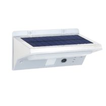 Lumi Jardin Derby W11 Projecteur Applique Spot Solaire 21 LED Extérieur Etanche Lumière avec Détecteur de Mouvement, Acier/INOX Brossé, Intégré, 2 W, 16.4 x 10.9 x 8.4 cm