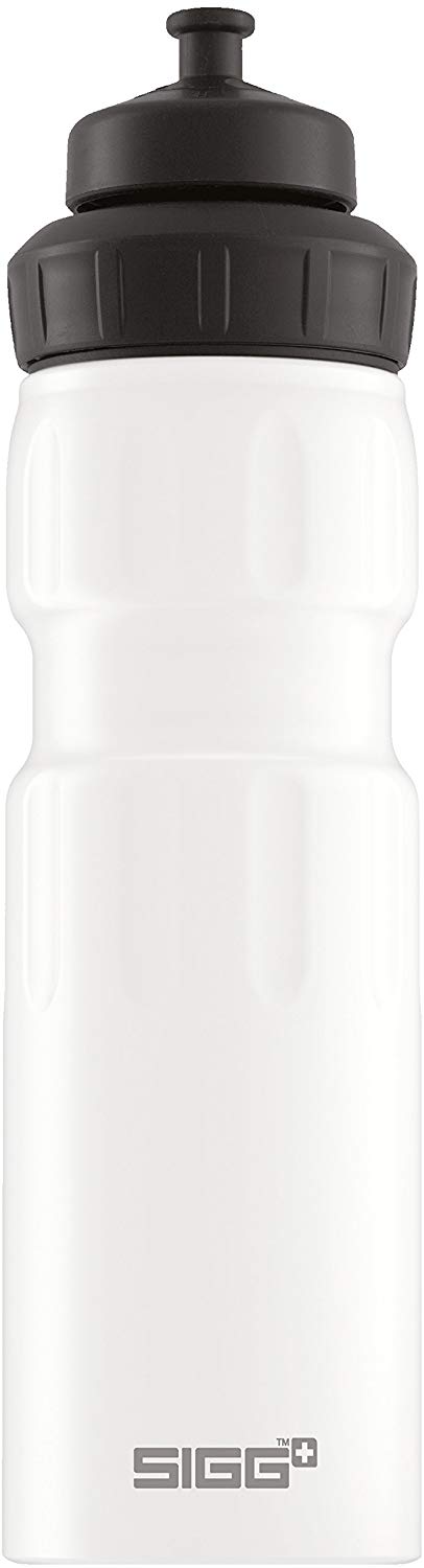 Sigg WMB Sports Touch Water Bottle (0.75 L), Pollutant-Free and Leak-Proof Metal Bottle, Lightweight Aluminium Bottle for Sports