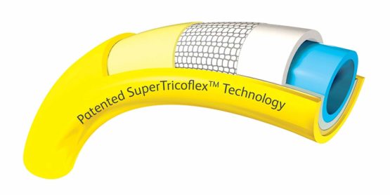 Hozelock Water Hose Super Tricoflex Ulitmate 25mm/25 m, Yellow, 40x25x15 cm - Image 2