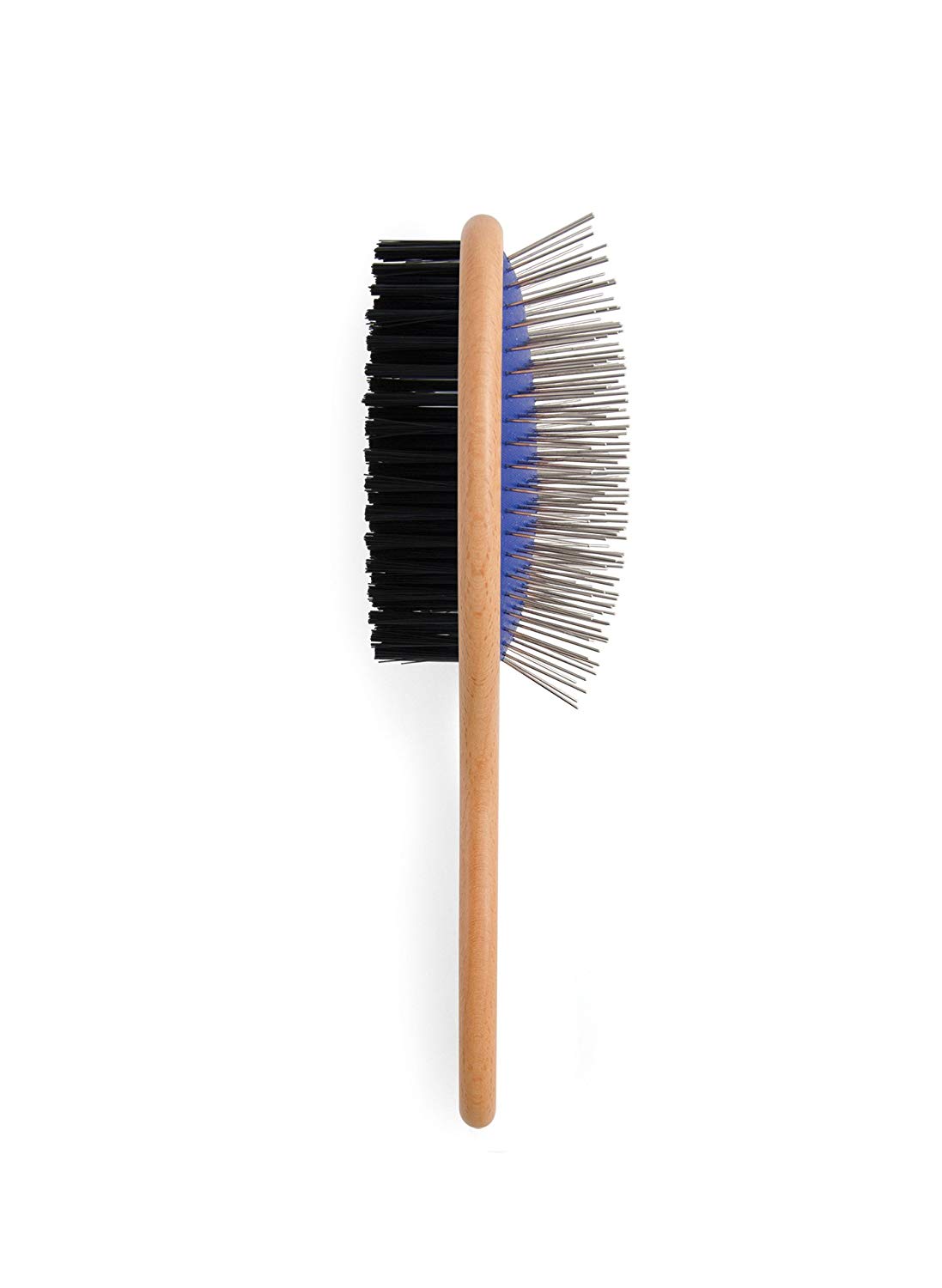 Ancol Heritage Wood Handle Double Sided Brush Small
