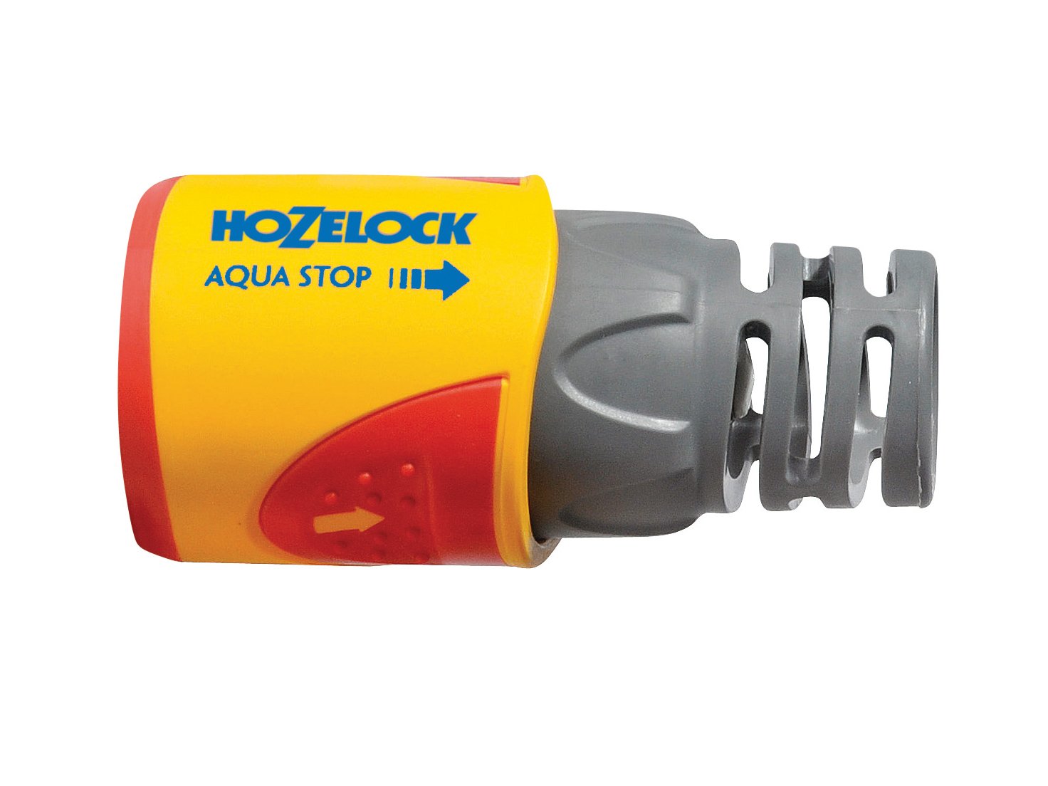 HOZELOCK - Aquastop Hose Connector Plus 12.5mm - 15mm (1/2"- 5/8") Soft Touch: Aquastop, Watertight, Non-slip, Flexible
