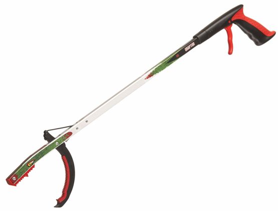 The Helping Hand Company LP1227IB Graptor Children's Litter Picker, Red/Silver, 27-Inch
