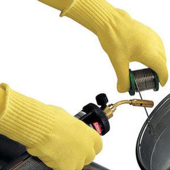 Polyco 7564 Volcano 32CM Kevlar Heavyweight Gauntlet, Cotton Inner Lining, Size 11 - Image 3