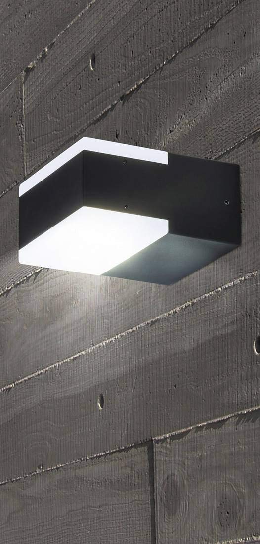 rabalux Bona 8060 A+ Outdoor Wall Light, Metal, Integrated, Anthracite, 11.2 x 56 x 11 cm - Image 3