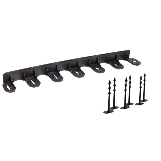 Prosper Plast 0645 Lawn Border, 480 x 8.4 x 4.5 cm, Black, 480x8.4x4.5 cm