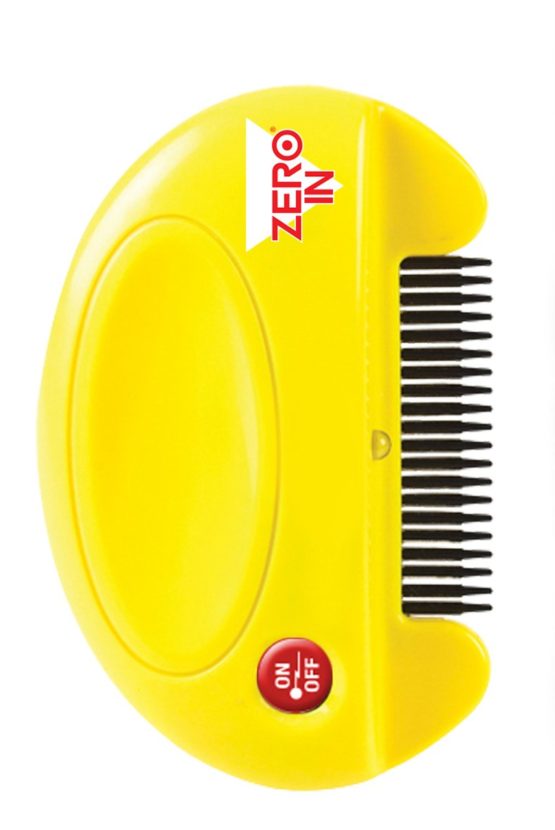 Zero In Flea Killer Comb (Poison-Free, Electric Flea and Tick Comb for Use on Cats and Dogs)