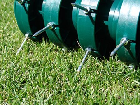 Greenkey Garden and Home Ltd 700 Rolling Lawn Aerator, Green or Black - Image 4