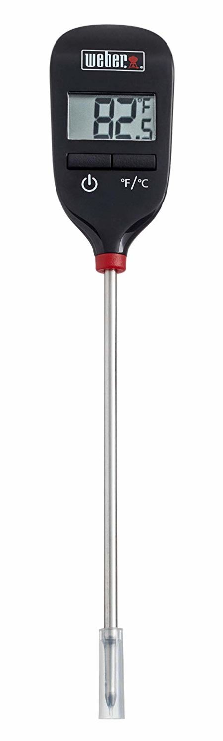 Weber 6750 Instant-Read Thermometer, Black, 20.32 cm*5.0 cm*1.77 cm - Image 2