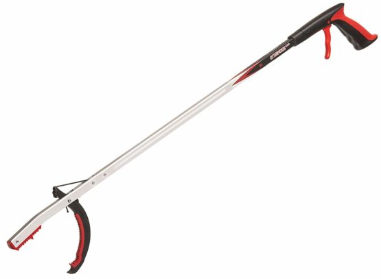 The Helping Hand Company LP1137IB Litter Picker Litterpicker Pro Extra, Red/Silver, 37-Inch