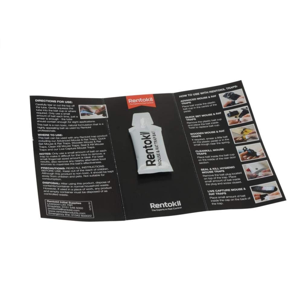 Rentokil Mouse and Rat Trap Bait, Black, 0.2x7x15 cm - Image 2