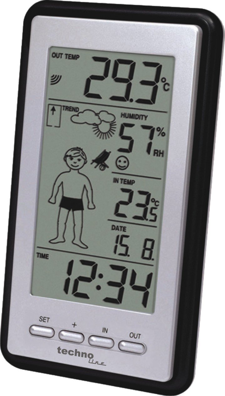 Technoline WS 9632-IT Weather Station with cllock (manual setting) - Image 3