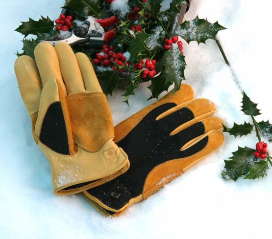 Gold Leaf Ladies Winter Touch Gardening Gloves - Image 4