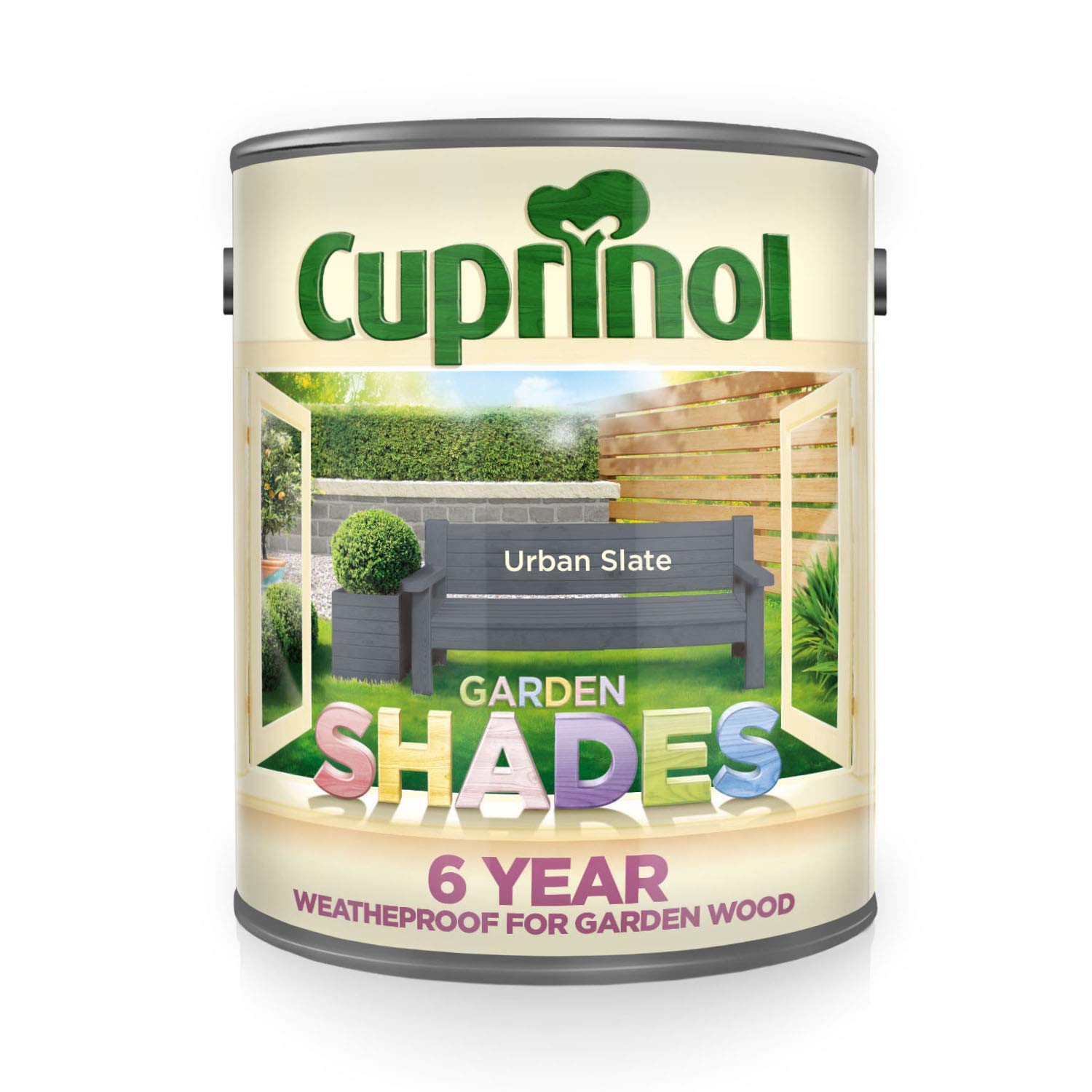 Cuprinol 5159075 GSUS25L Garden Shades Urban Slate 2.5 Litre - Image 2