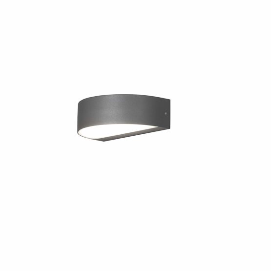 Konstsmide Monza Up Down Modern Outdoor Wall House Number/2 x 4.5 Watt High Power LEDs/Frosted Acrylic Lens/Aluminium/IP54/Outside Light Anthracite, Aluminium, 9 W - Image 3
