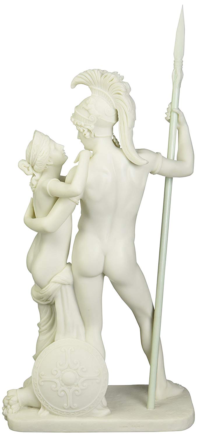Design Toscano Ares and Aphrodite (Mars and Venus) Bonded Marble Statue - Image 2