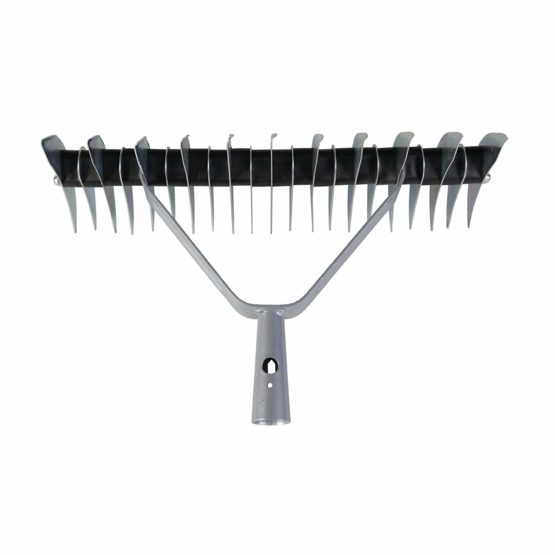 Xclou Lawn Dethatching Soil Leaf Turf Grass Cutter-Rake-Garden Tools Thatching Moss Removal Head, Black, 36x23.5x12.5 cm - Image 2