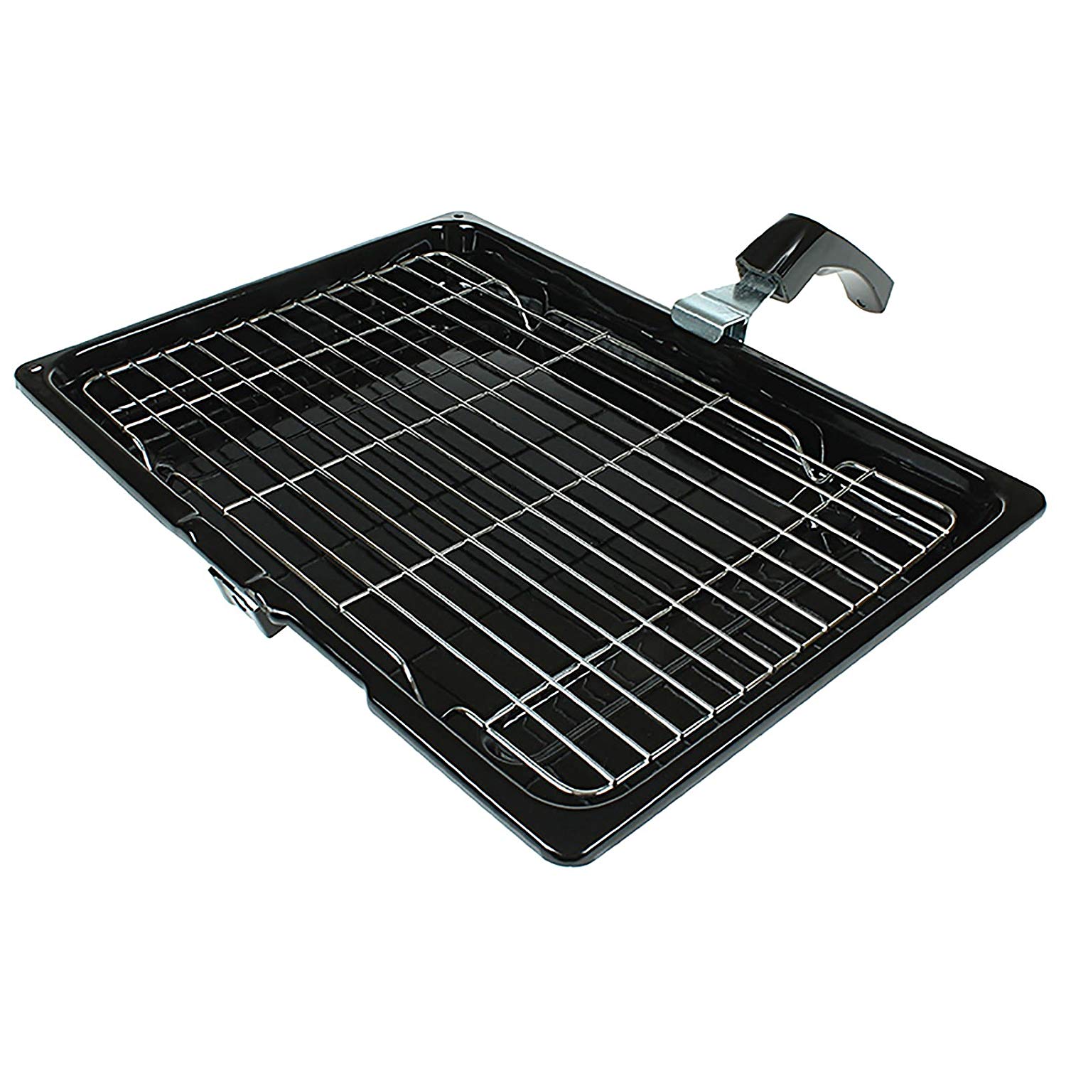 Durable Universal Oven Cooker Grill Pan Rack & Handle 380 x 280mm