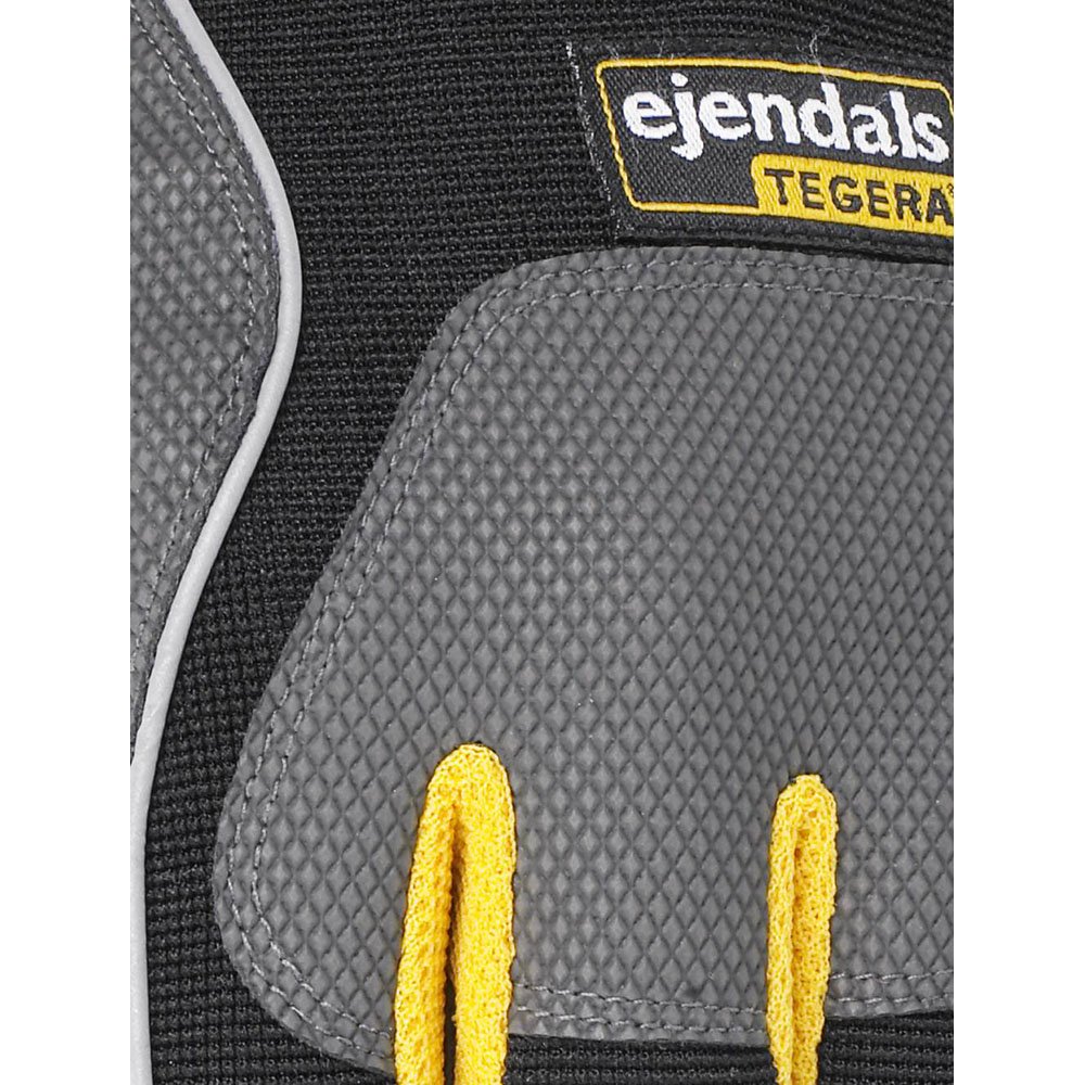 Ejendals 9125-10 Size 10 "Tegera 9125" Synthetic Leather Glove - Grey/Black/Yellow - Image 2