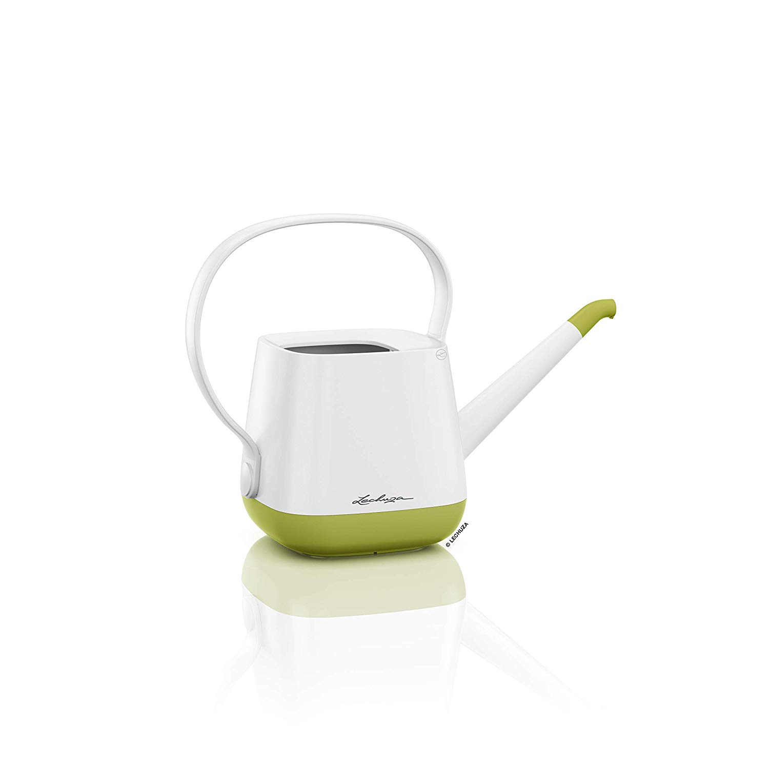 LECHUZA YULA watering can 1.7 l white green satin matt 13870