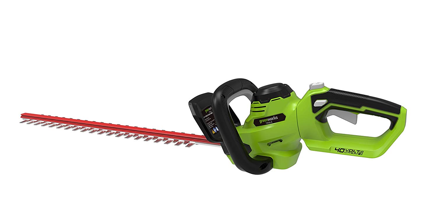Greenworks G40HT61K2 Cordless Hedge Trimmer, 61cm Dual Action Blades, Cuts up to 27mm Thick Branches and Stems, 3000spm - Image 2